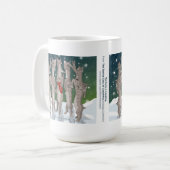 Dix sauts de Lynx... Mug café de vacances (Devant gauche)