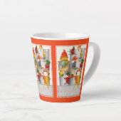 DIX SEIGNEURS QUI SAUTENT Mug à Latte - Rouge (Angle droit)
