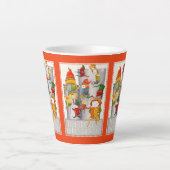 DIX SEIGNEURS QUI SAUTENT Mug à Latte - Rouge (Devant)