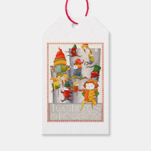 DIX SEIGNEURS SAUTANT Étiquettes Cadeaux