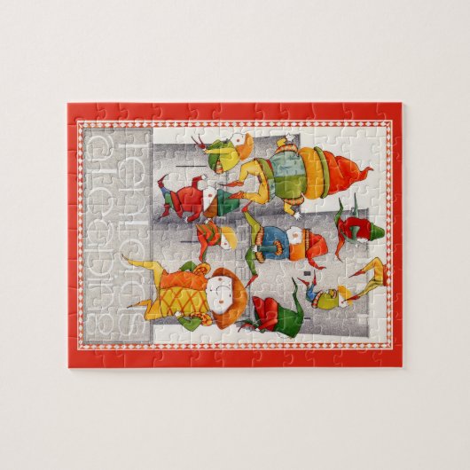 DIX SEINS UN LEAPING 8x10 Puzzle (Horizontal)