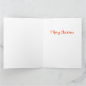 DIX SELLES UNE GRANDE carte de Noël / Rouge (Intérieur)