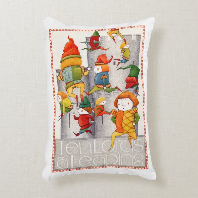 DIX SEULS UN Coussin D'ACCENT DE PREMIER PLAN (Devant(Vertical))