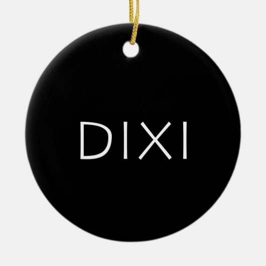 Dixi Keramisch Ornament (Voorkant)
