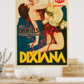 Dixiana - 1930 Movie-Poster Poster (Keuken)