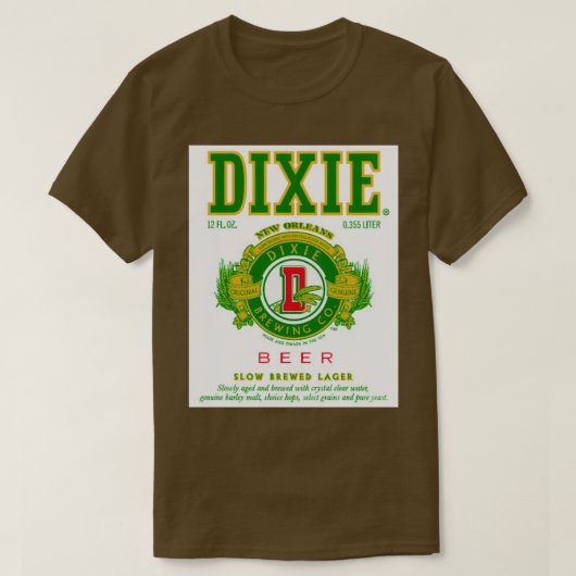 DIXIE BEER 19 T-SHIRT (Design voorkant)