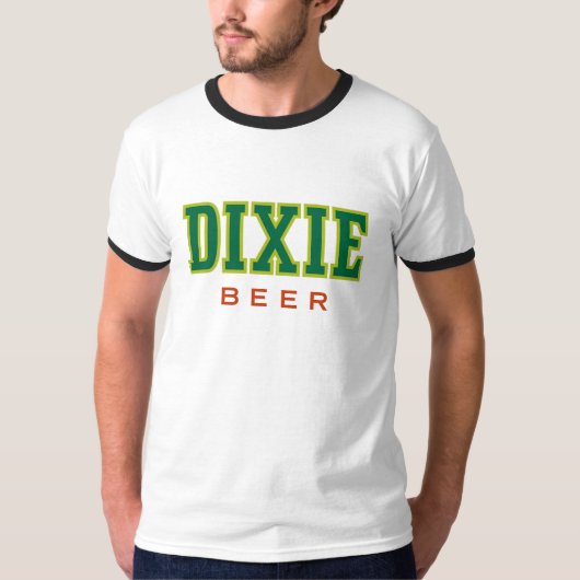 dixie bier t-shirt (Voorkant)