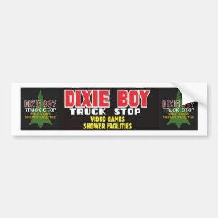 Dixie Boy Truck Stop Bumpersticker