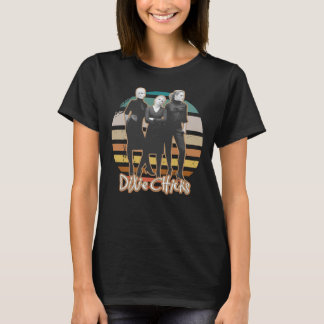 Dixie Chicken On Retro Sunset T-shirt
