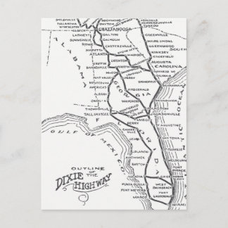 Dixie Highway D1 Briefkaart