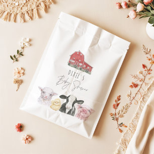 DIXIE Schattige Country Red Barn Baby Animals Bedankzakje