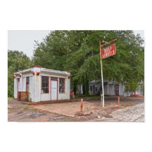 Dixie tankstation in Texas Museum