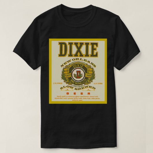 Dixie Trage borstbeen Dixie Beer T T-shirt (Design voorkant)