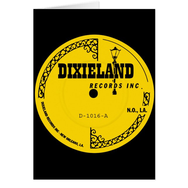 Dixieland Records label (Voorkant)