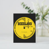 Dixieland Records label Briefkaart (Staand voorkant)