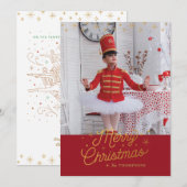 DIXIÈME JOUR DE NOËL / Carte photo de Noël (Devant / Derrière)