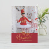 DIXIÈME JOUR DE NOËL / Carte photo de Noël (Debout devant)