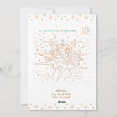 DIXIÈME JOUR DE NOËL / Carte photo de Noël (Dos)