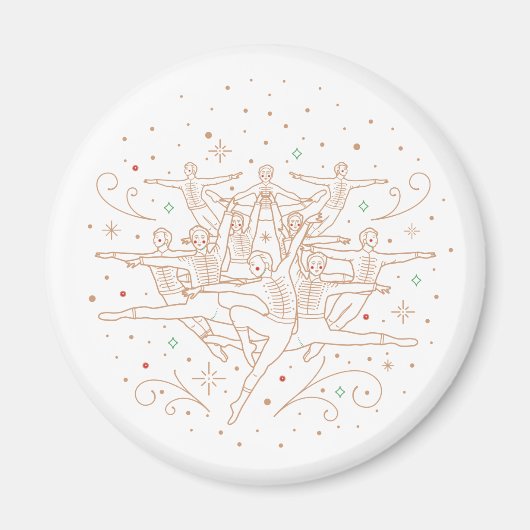 Dixième jour du Magnet de Noël (Devant)