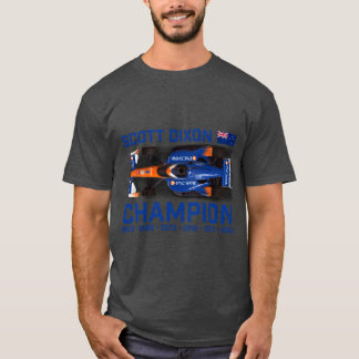 Dixon Champion 2020 blauwe tekst T-shirt
