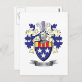 Dixon Family Crest Coat of Arms Briefkaart (Voorkant / Achterkant)