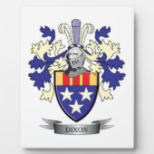 Dixon Family Crest Coat of Arms Fotoplaat (Voorkant)