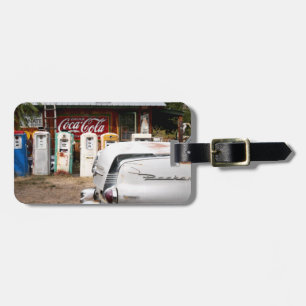 Dixon, New Mexico, Verenigde Staten. Oldtimer Bagagelabel