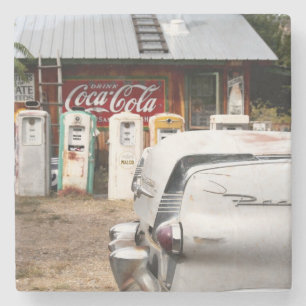 Dixon, New Mexico, Verenigde Staten. Oldtimer Stenen Onderzetter