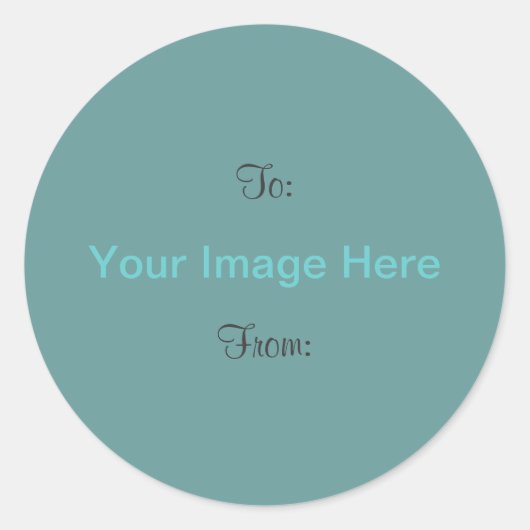 DIY ~ 3 "Circle Gift Label Stickers (Voorkant)