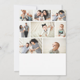 DIY 5x7 8 Foto van Colli Template Feestdagenkaart