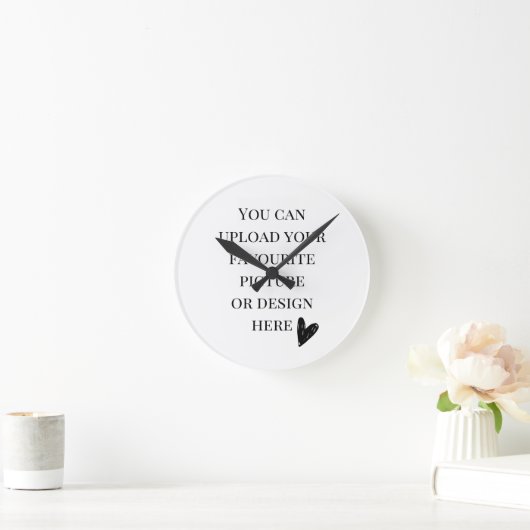DIY, aangepaste 8" ronde acryl wandklok Ronde Klok (Huis)