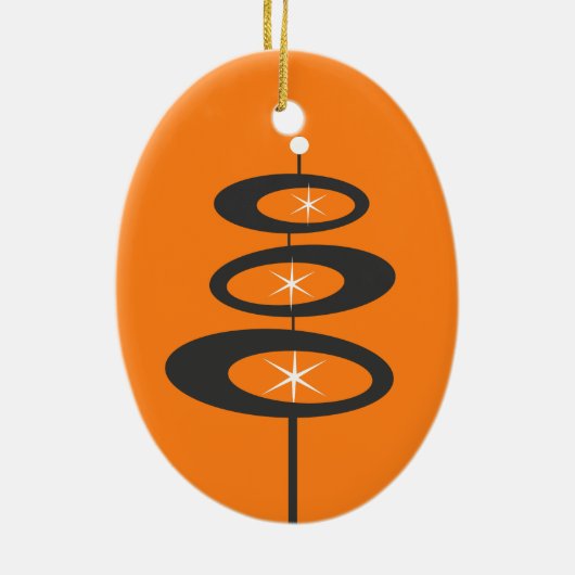 DIY - AANGEPASTE KLEUR - Moderne middeneeuw Keramisch Ornament (Achterkant)