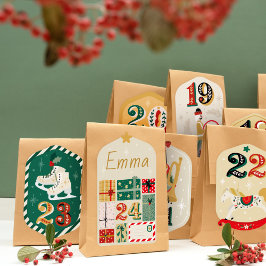 DIY Adventskalender - Kerstspeelgoed Sticker
