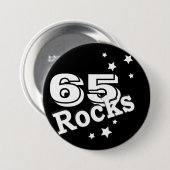 DIY Age | Birthday Rocks Ronde Button 7,6 Cm (Voorkant /achterkant)