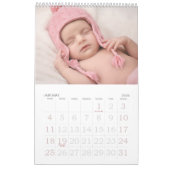 DIY baby aangepaste foto eerste jaar keepslag Kalender (Jan 2026)