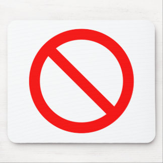 DIY "Ban"-Muismat - Voeg je eigen tekst toe Muismat