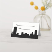 DIY BG Boston Skyline Silhouette Escort Kaarten (Achterkant)