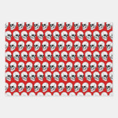 DIY BG Gothic Skull #1F Angled View Inpakpapier Vel (Voorkant 3)