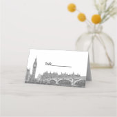 DIY BG Londen Skyline Escort Kaarten (Achterkant)