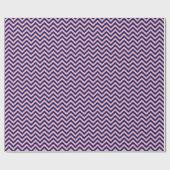 DIY BG Navy Blu LG Chevron ZigZag Pattern Pink Cadeaupapier (Vlak)