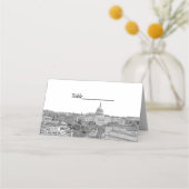 DIY BG Washington DC Skyline Blue Escort Kaarten (Achterkant)