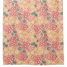 Diy bloemen op een perzik achtergrond