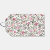 DIY Blush Roze Rose Bloemen Vrijgezellenfeest Cadeaulabel (Achterkant Horizontaal)