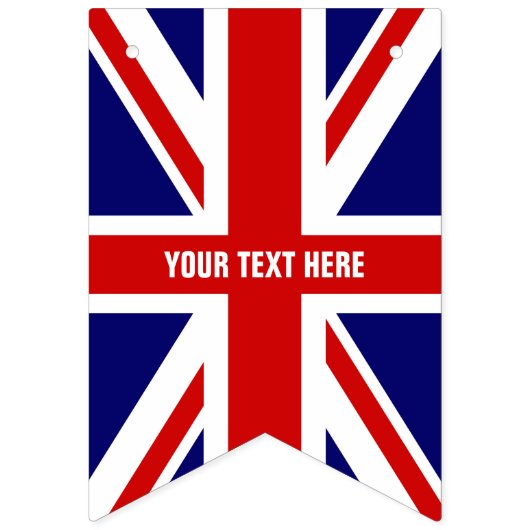 DIY Britse Unie Jack Flag Party Bunting Banner (Eerste vlag)