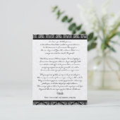 DIY Bruidstafel Dank Je Bedankkaart (Staand voorkant)