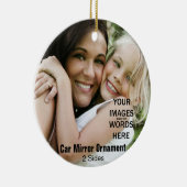 DIY - Car Mirror Ornament (2 segmenten) (Rechts)