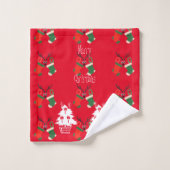 DIY Christmas Home Decor Badhanddoek Set Bad Handdoek (Wasdoekje)