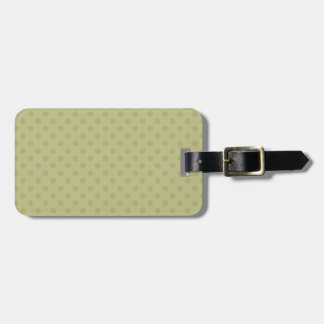 DIY Clay Green Polka Dot Background Zazzle Gift Bagagelabel