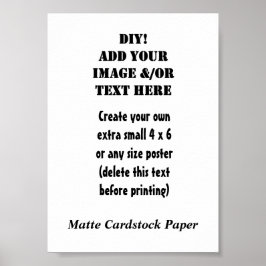 DIY Creëer Uw eigen 5 x 7 matte papier A2 Poster