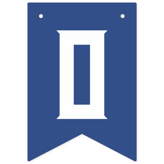 DIY Creëer Uw eigen banner Rood en blauw (Derde vlag)